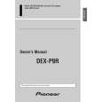 PIONEER DEX-P9R Owners Manual