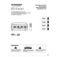 PIONEER PDF100 Owners Manual