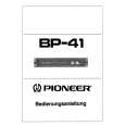 PIONEER BP-41 Owners Manual