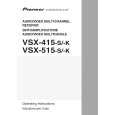 PIONEER VSX515K Owners Manual